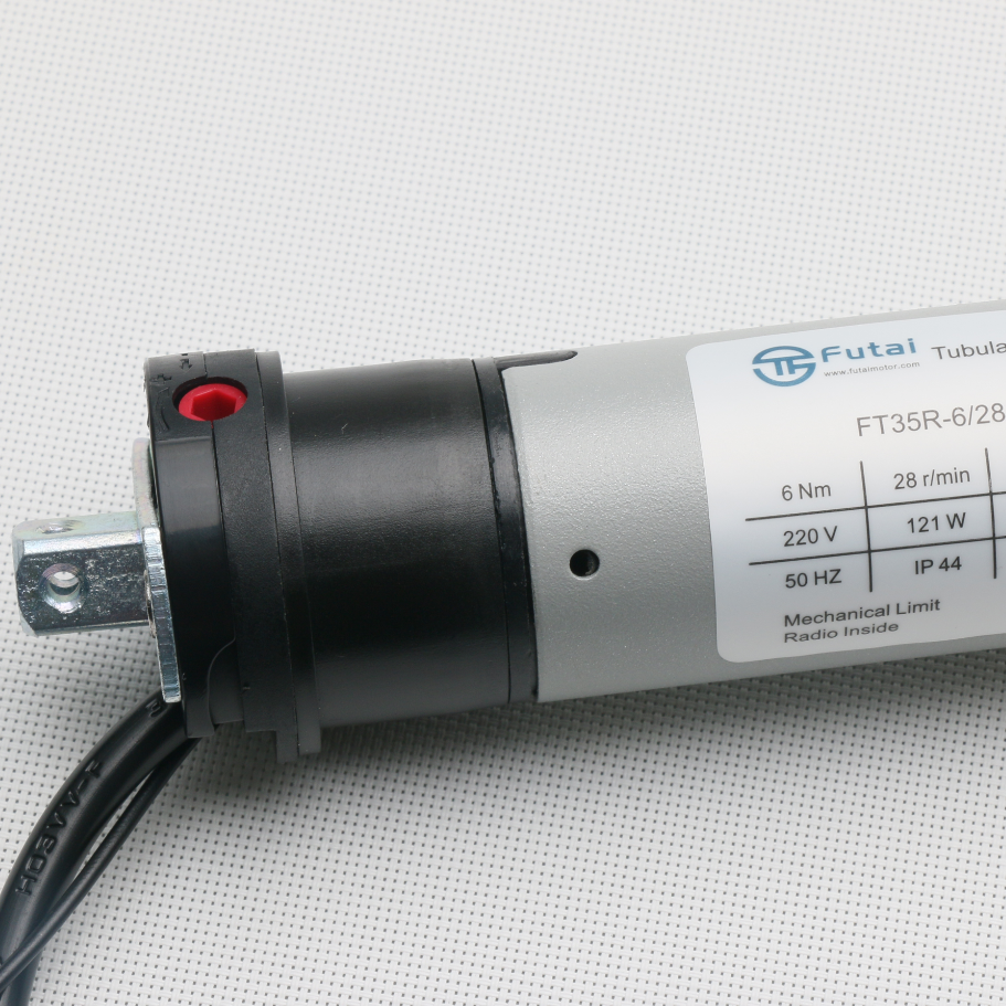 35mm Tubular Motor Low Noise Radio 433.92Mhz 6N for 40mm Motorized Roller Shutter 220V