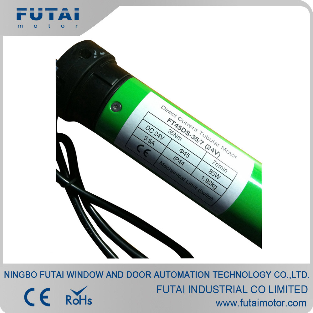 High Quality DC 24V 35N 45mm Tubular Motor/DC Tubular Motor for 70kgs Door/Top One Manufacturing Tubular Motor