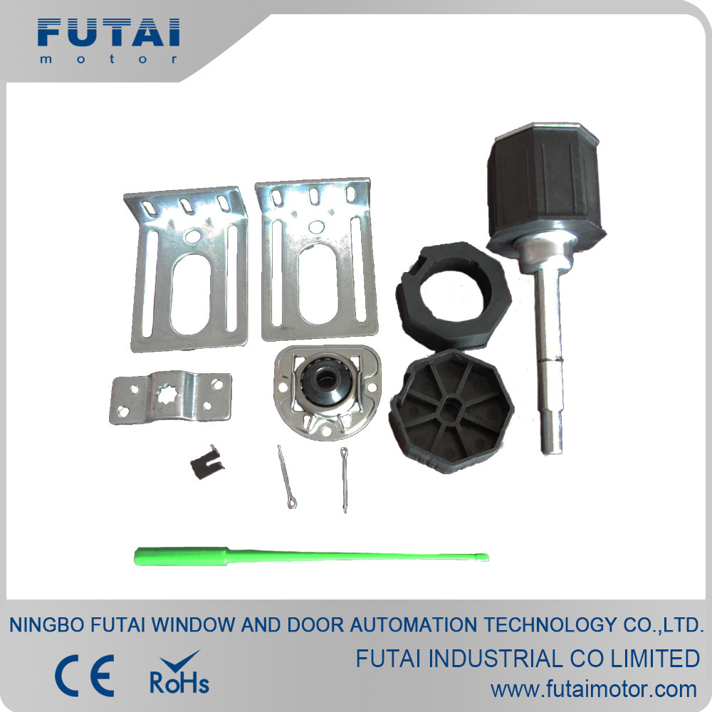 Octagonal 60mm Tubular Motor Roller Shutter Door Installation Accessories Supporting Parts