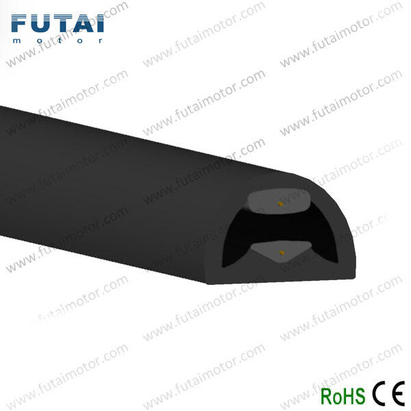 Rubber Safety Edge Sensor Tape with Adhesive Strip or Work with Profile