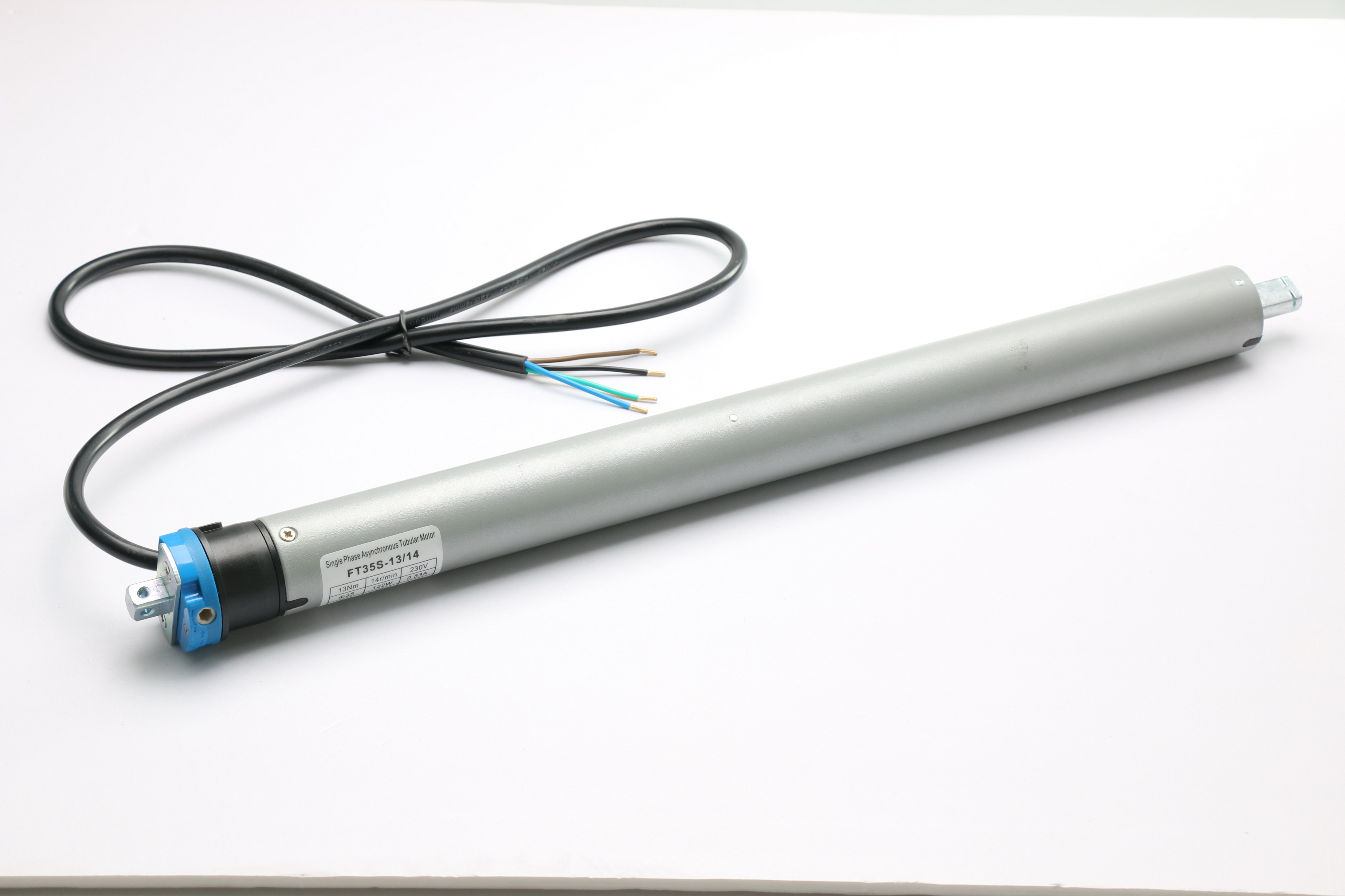35mm Standard Mechanical Limit Motorized Electric Roller Blinds 40mm Aluminum Tube 35S 6N 28rpm Tubular Motor