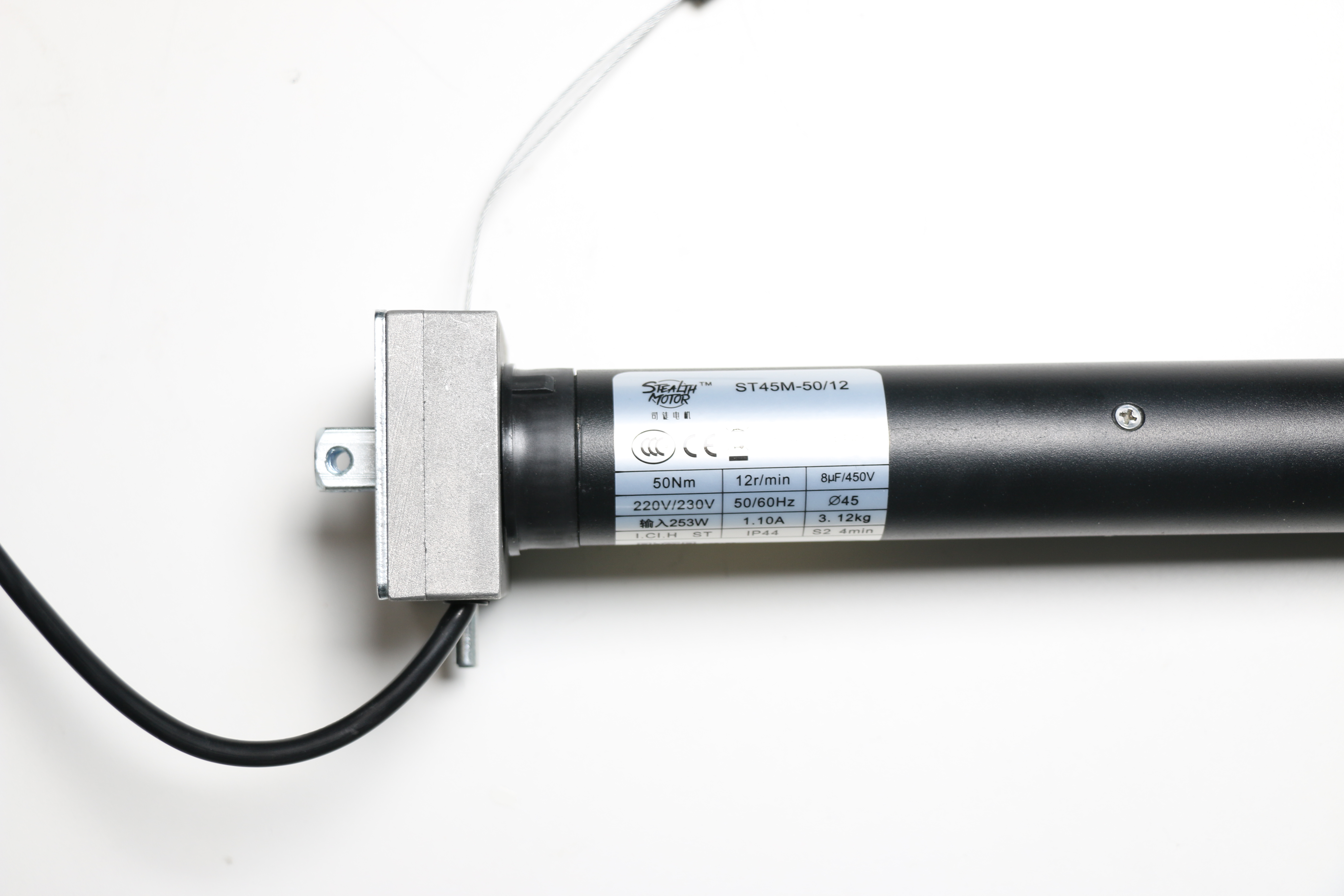 45mm 220V AC Tubular Motor for Roller Blinds Electronic Limit
