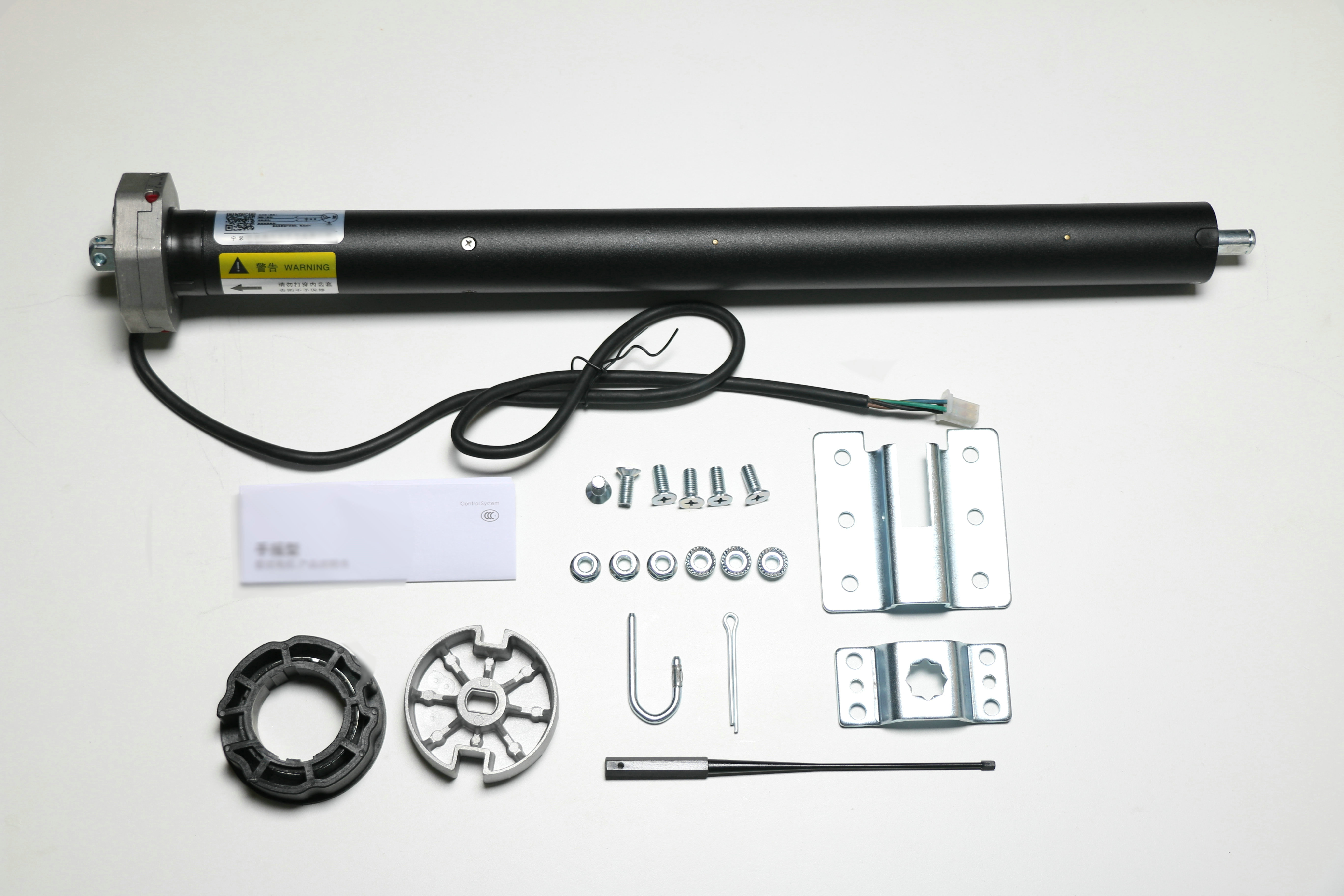 83mm Motorized Roller Door Install Parts Steel Roller Tube Parts 45mm 50N Tubular Motor Crown Drive Wheel Adapter Bracket