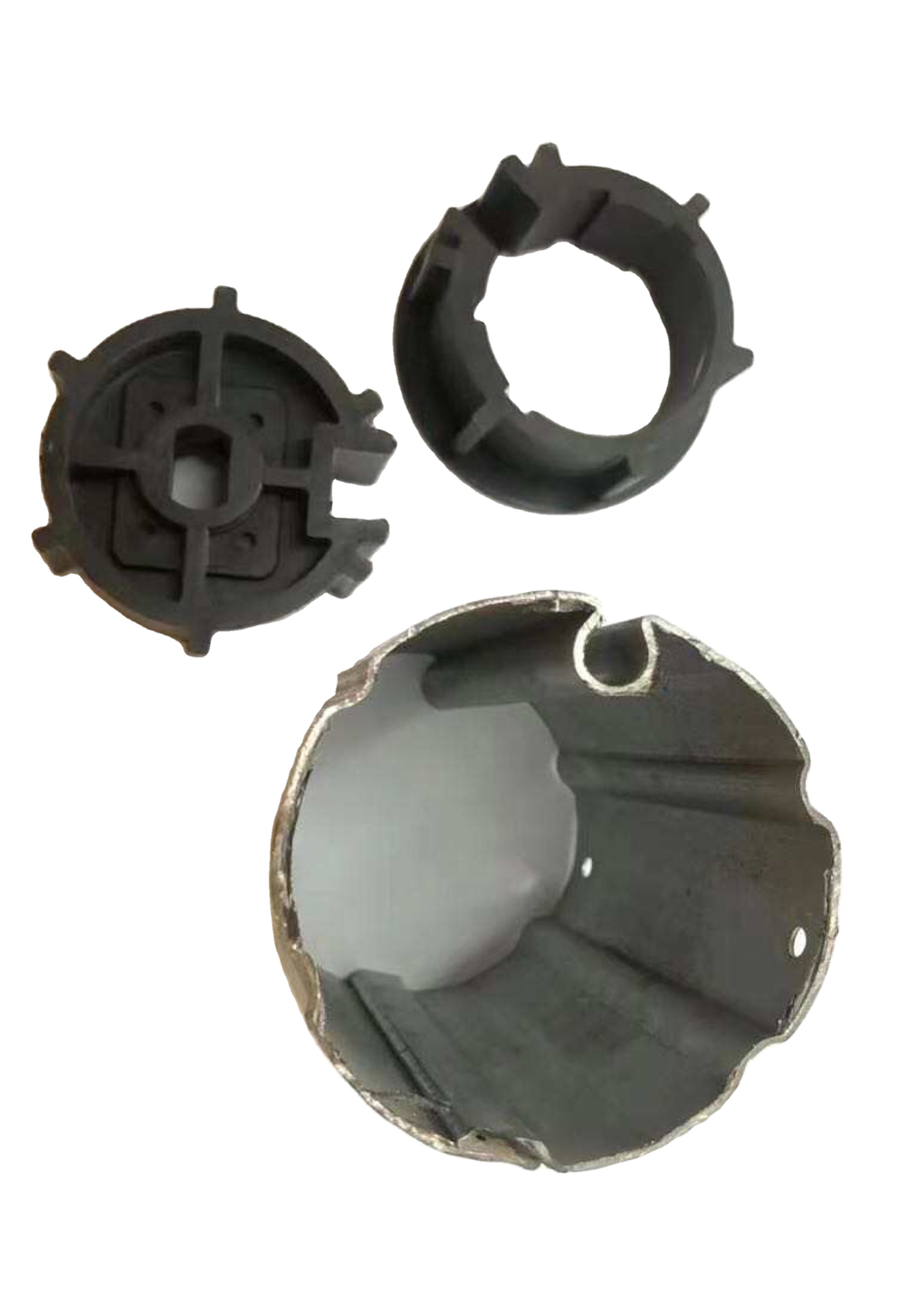 70mm Awning Motorized Install Parts 71mm Aluminum Roller Tube 45mm Tubular Motor PA66 Nylon Crown Drive Adapter Driving Wheel